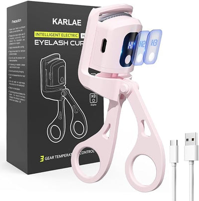 USB Rechargeable Heated Eyelash Curler with 3 Heating Modes